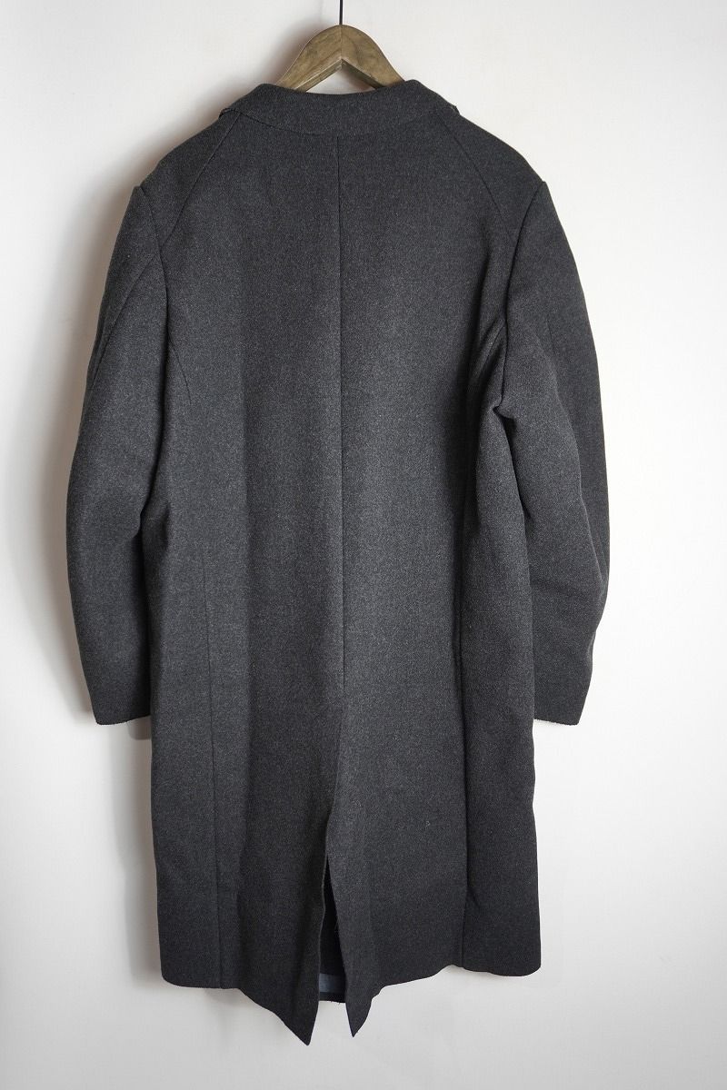 sunsea 14aw カットオフメルトンコート　チェスターコート SUNSEA サンシー カットオフ ダブル フェイス メルトン チェスター