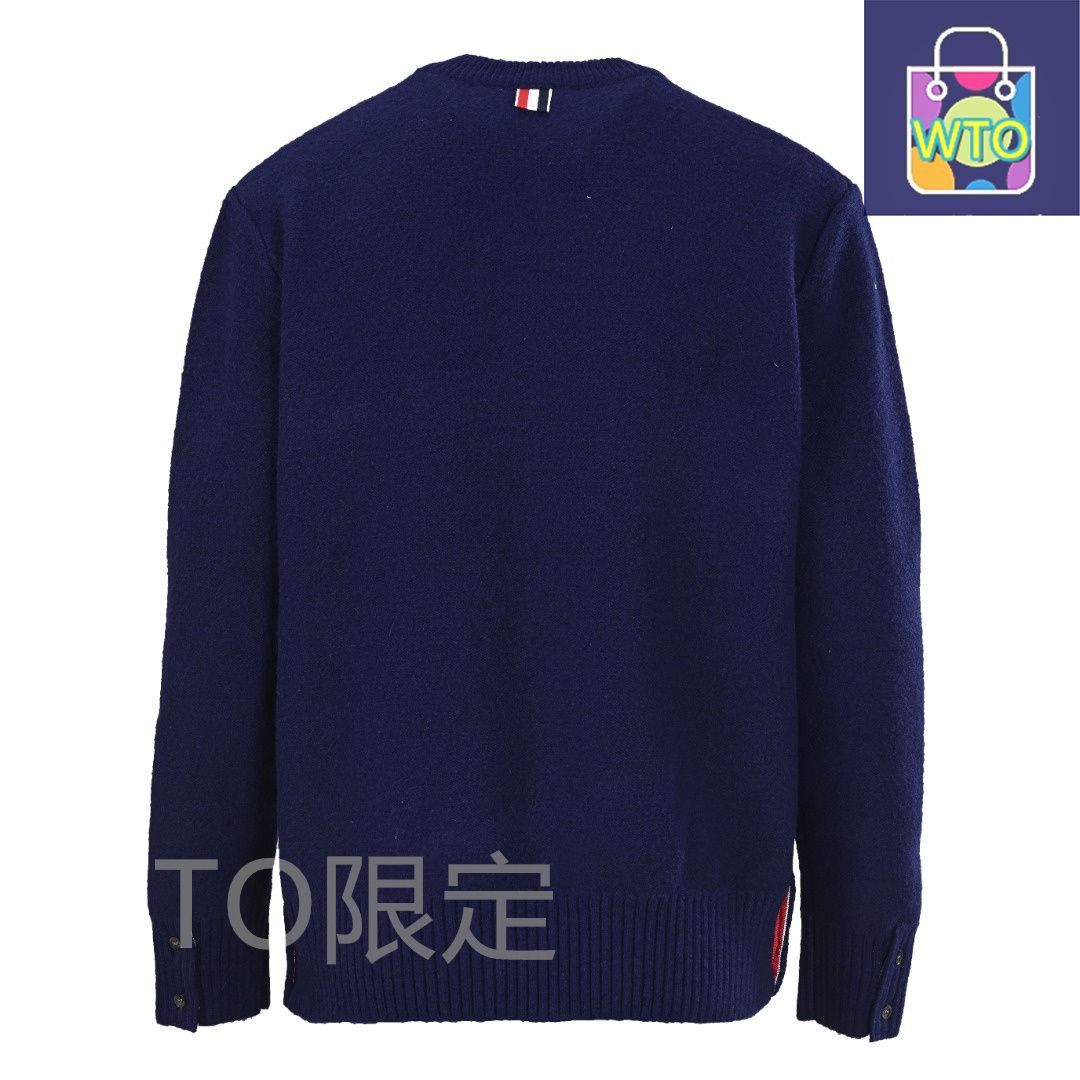 トムブラウン　thom browne ニット　セーター 今日特価】Thom Browne トム・ブラウン 四本線ニットセーター