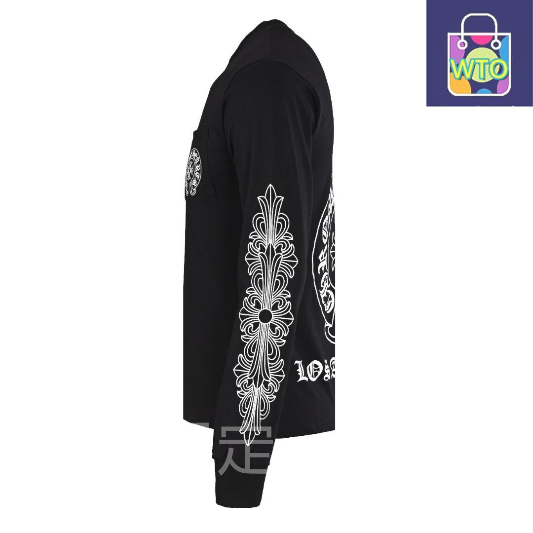 V*様 CHROME HEARTS CHプラスホースシュープリント ロングスリー V*様