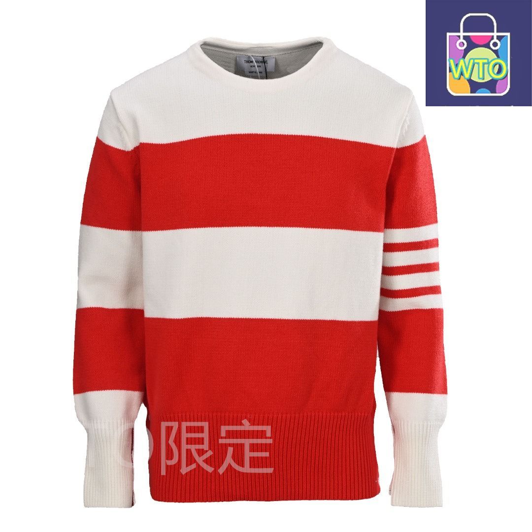 THOM BROWNE ストライプニットセーター Thom Browne風 ストライプニットセーター [本日特価|新品未使用品