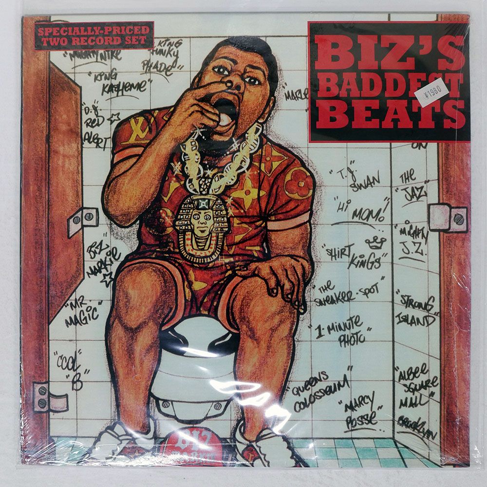 送料分 US盤 BIZ MARKIE/BIZ'S BADDEST BEATS/COLD CHILLIN' CC5003 LP 人気