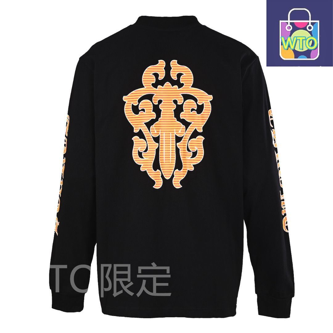 【新品】 Chrome Hearts マイアミ限定 長袖 Tシャツ 黒 M 今日特価】Chrome Hearts クロムハーツ マイアミコラボプリント長袖T