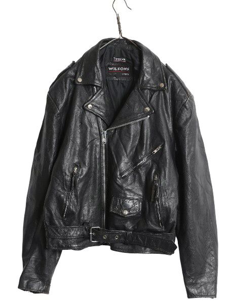 お得なクーポン配布中!】 80s 90s パキスタン製 ウィルソンズ 本革