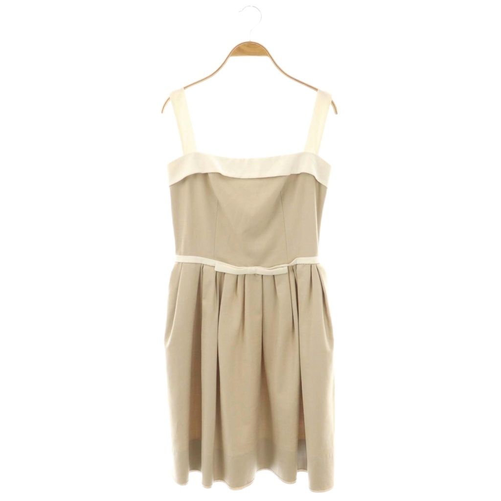 フォクシーニューヨーク FOXEY NEW YORK リネンフェイスDワンピース 40