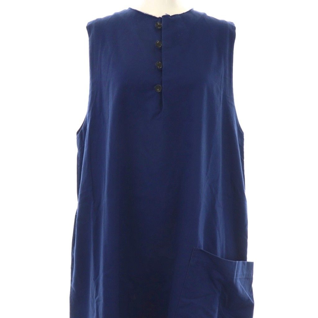 ワイズ Y's ヨウジヤマモト コットン ノースリーブワンピース ロング 2