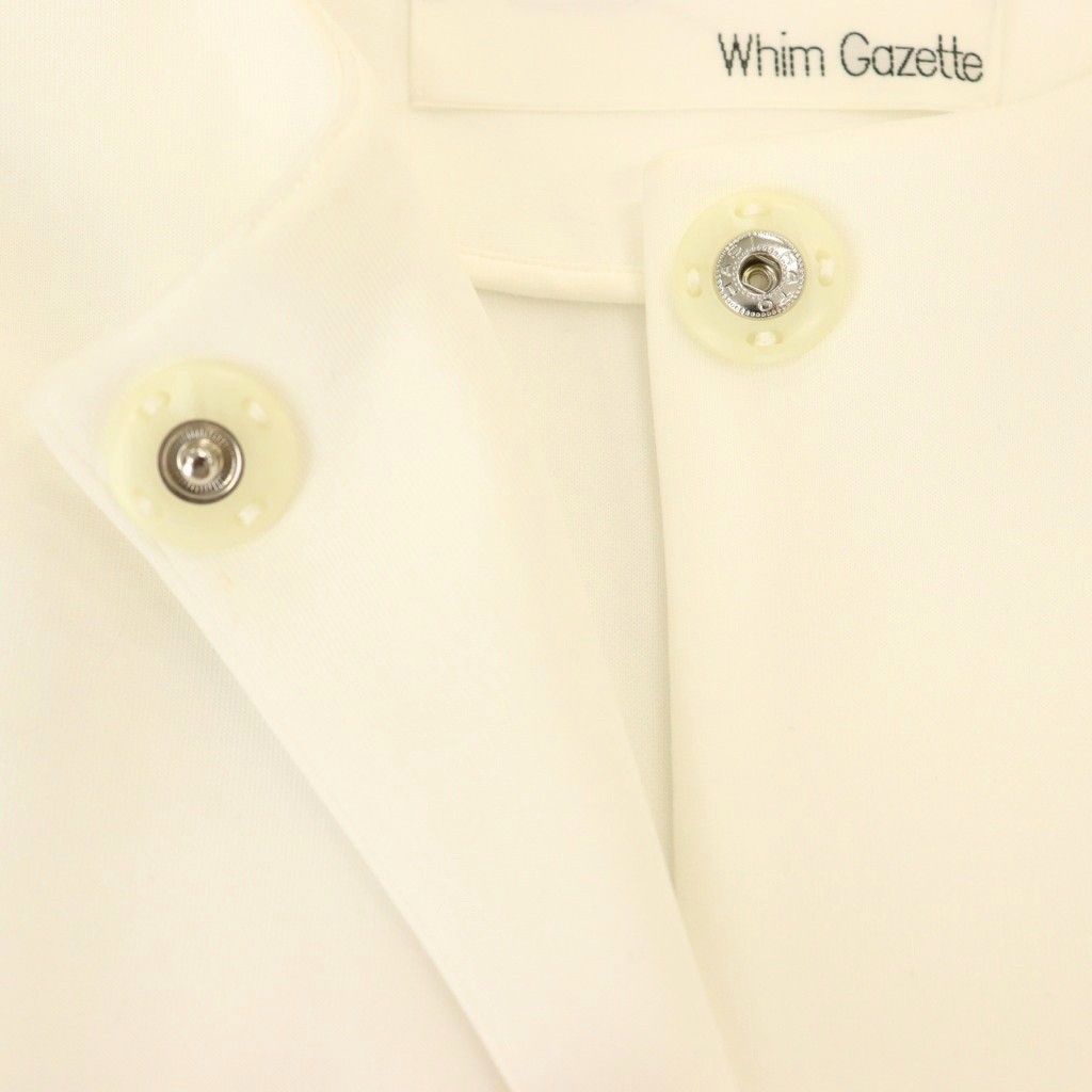 ウィムガゼット Whim Gazette 24SS ペプラムダンボールジレ ベスト F