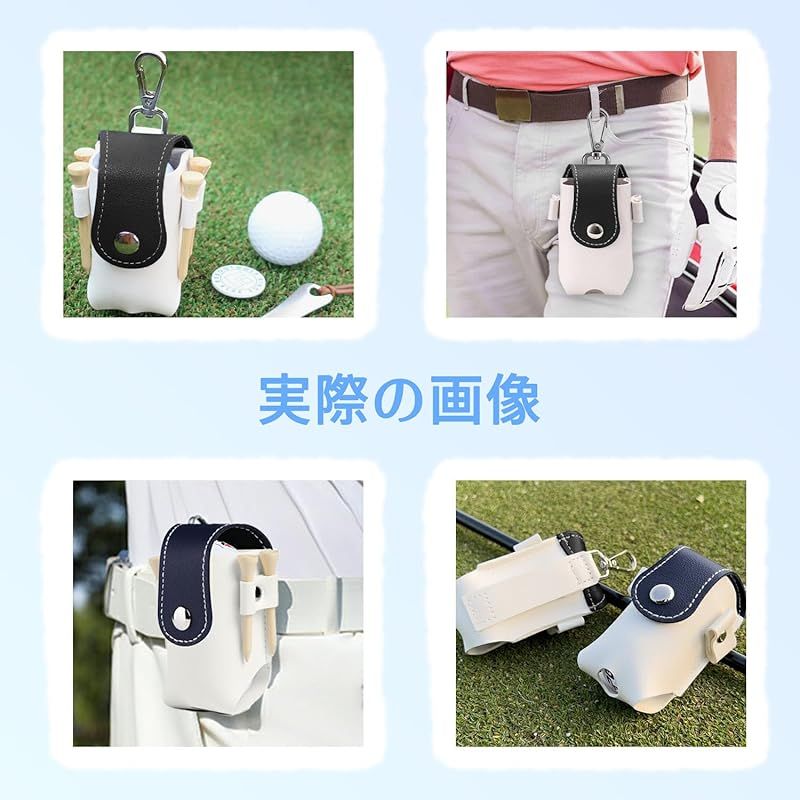 ゴルフボールケース ゴルフ ボールポーチ ブラック ゴルフ用品 軽量