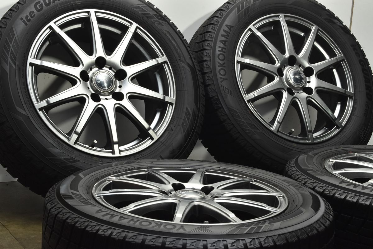 バリ溝】TIRO 16in 6.5J +40 PCD114.3 ヨコハマ アイスガードiG60 205