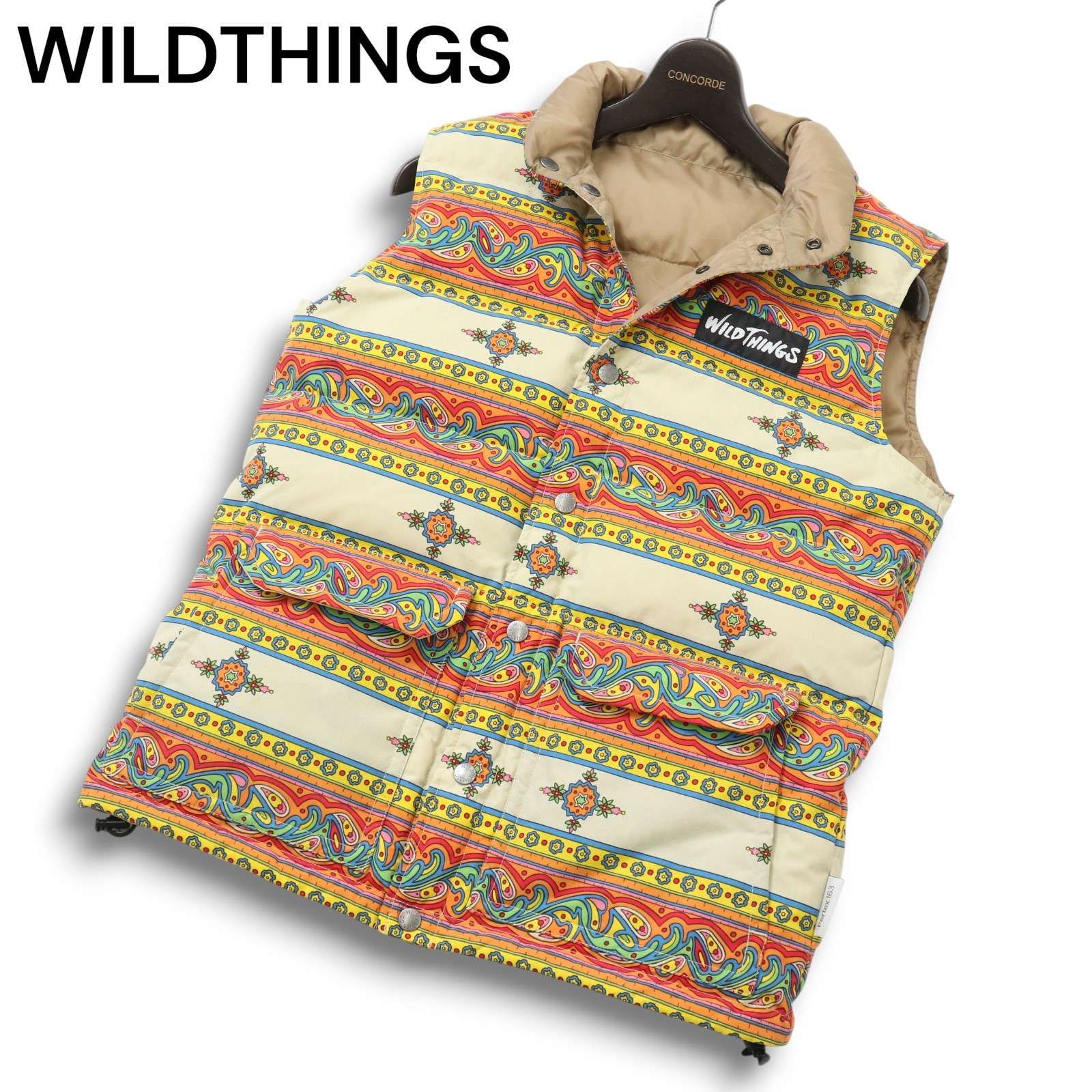 WILDTHINGS ワイルドシングス 秋冬☆ エスニック柄 2way リバーシブル