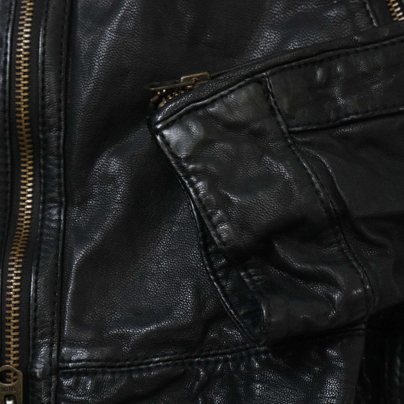 【希少サイズ】　JUNMEN シングルライダースジャケット　山羊革　本革　ベルト 希少サイズ】 JUNMEN シングルライダースジャケット 山羊革 本革