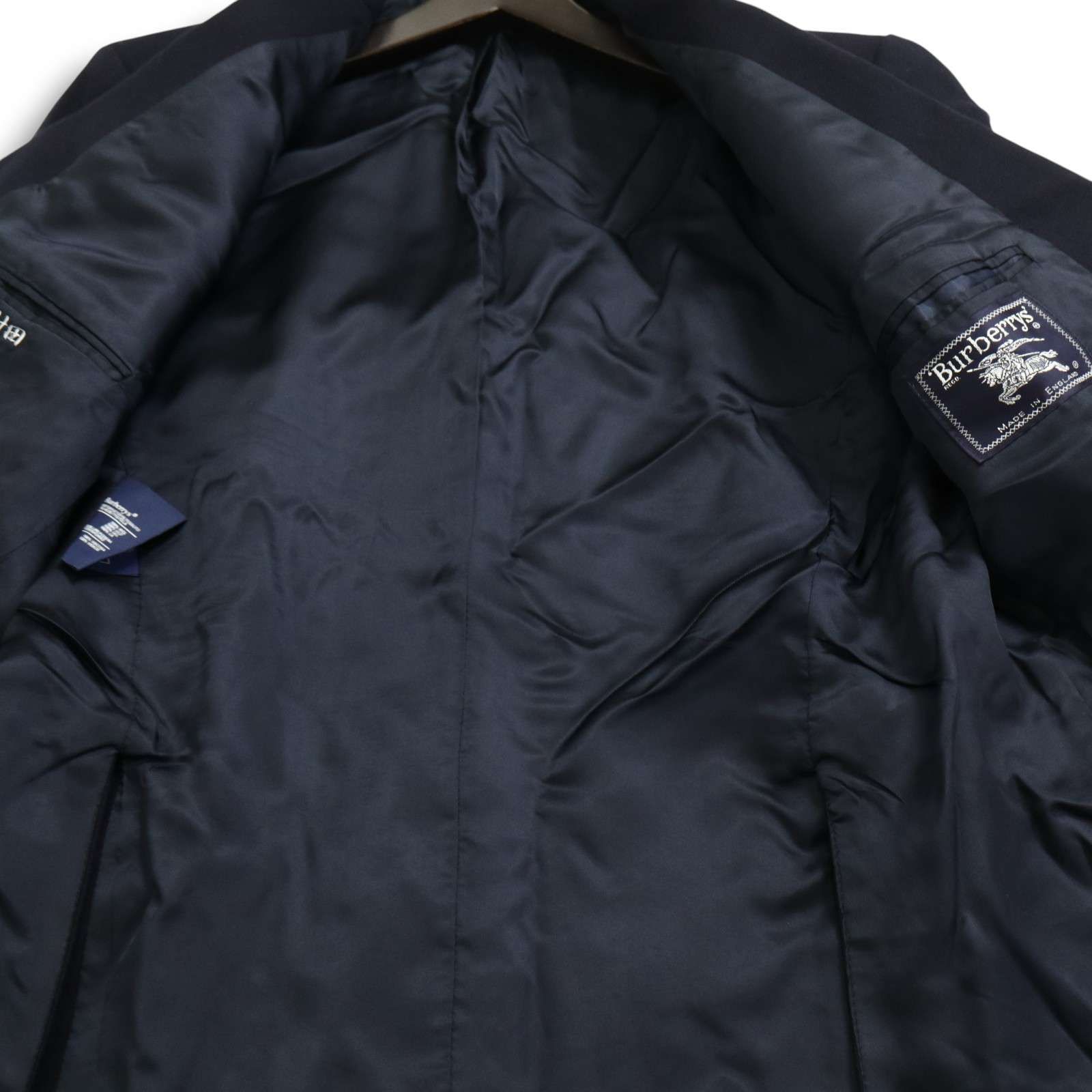 英国製☆ Burberrys バーバリー 通年 ウール ダブル テーラード