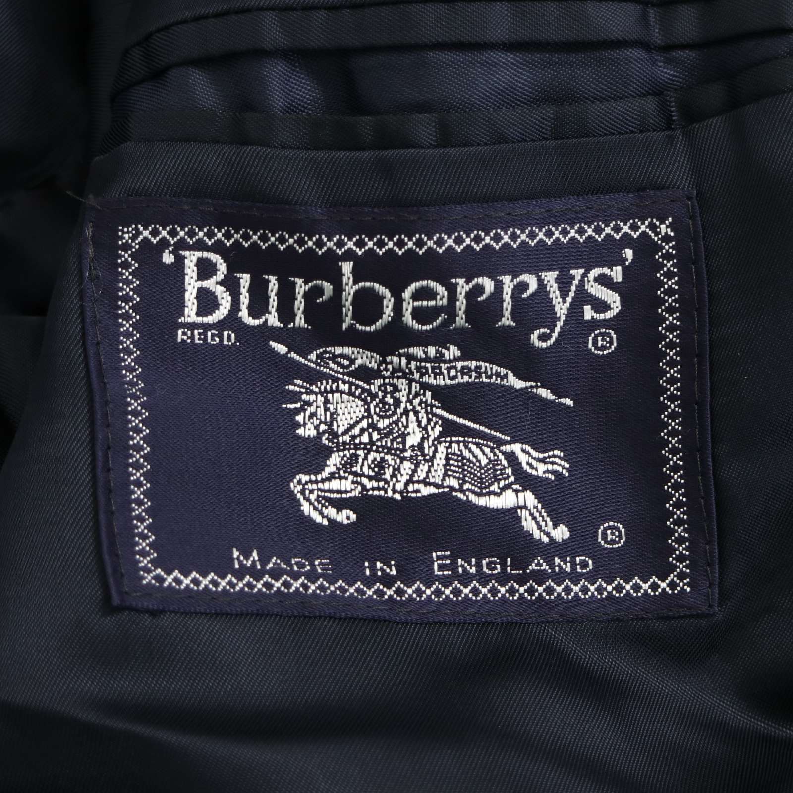 英国製☆ Burberrys バーバリー 通年 ウール ダブル テーラード