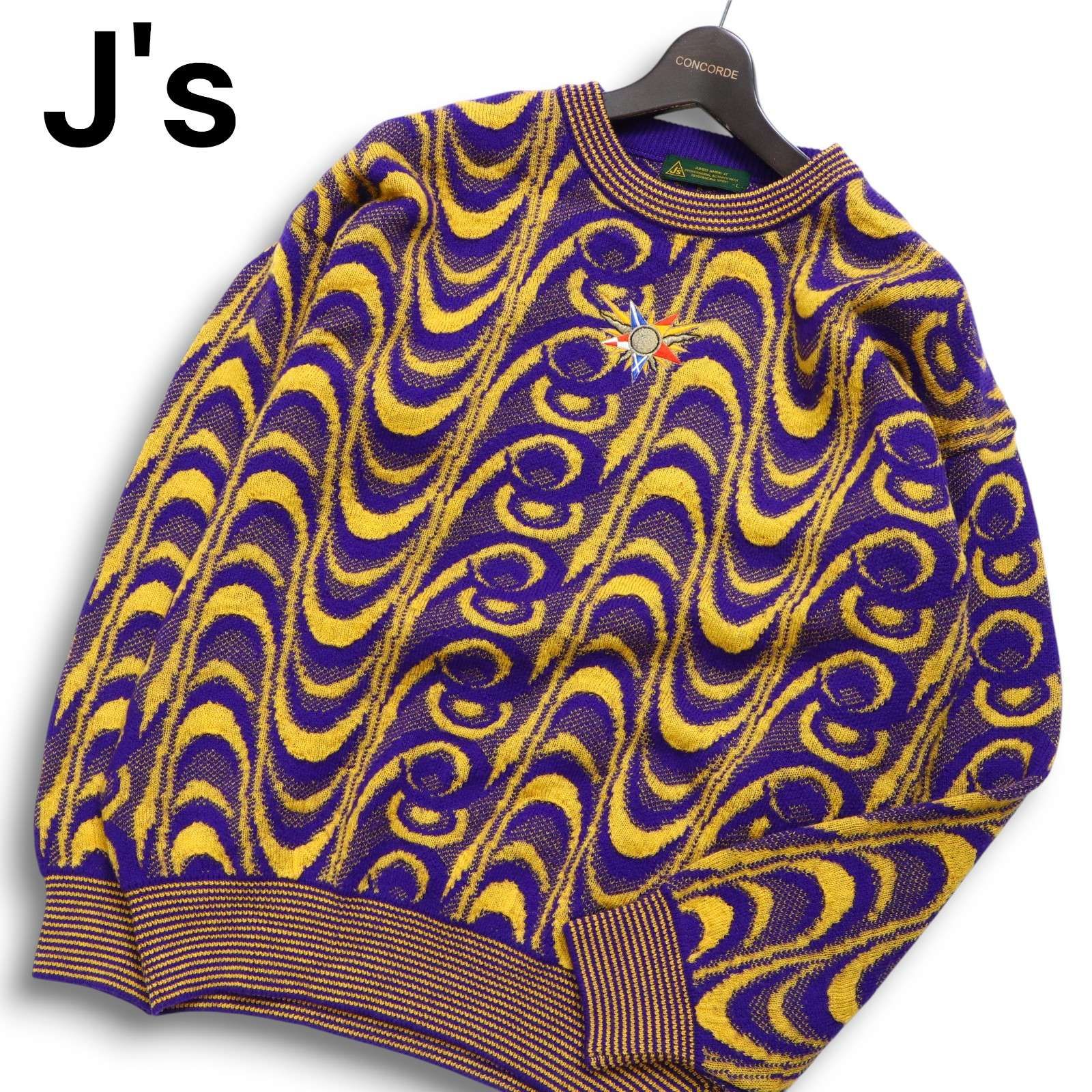 【新品未使用】J's ジャンボ尾崎 セーター ニット LL メンズ 太陽 希少 新品未使用】J's ジャンボ尾崎 セーター ニット LL メンズ 太陽 希少