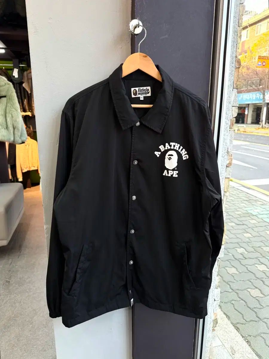 2XL/ A BATHING APE アベイシングエイプ ナイロン ロゴ プリンティング