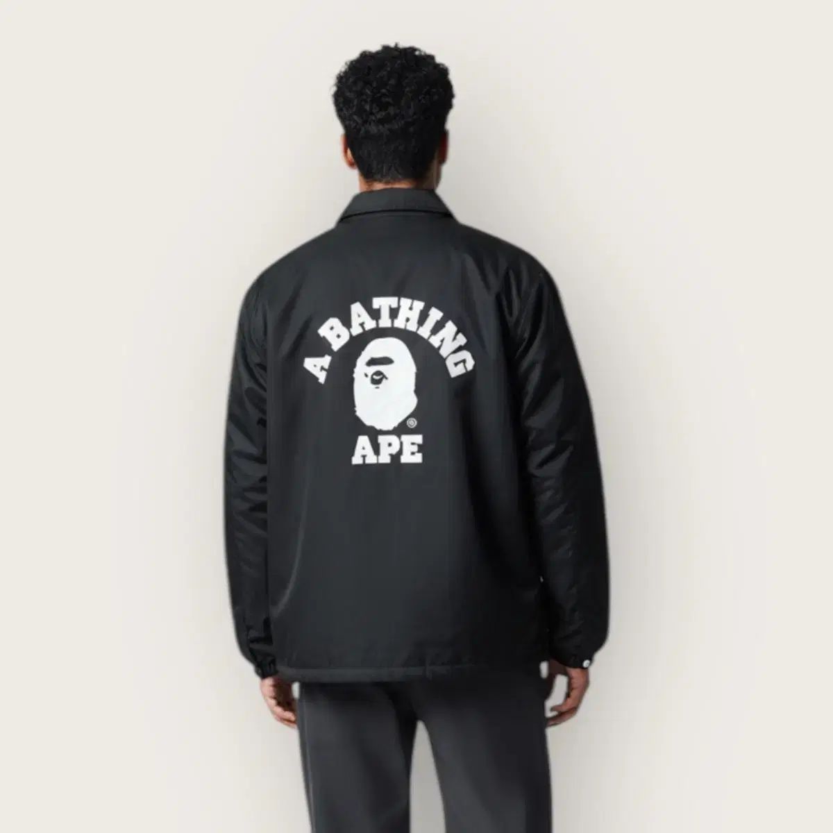 2XL/ A BATHING APE アベイシングエイプ ナイロン ロゴ プリンティング