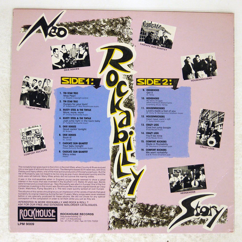 オランダ盤 VA/NEO ROCKABILLY STORY VOL: 8/ROCKHOUSE LPM9009 LP