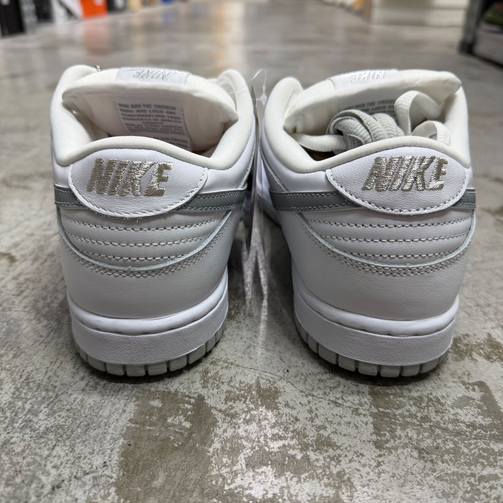 国内正規 未使用 NIKE SB × Supreme Dunk Low White コラボ ダンク 