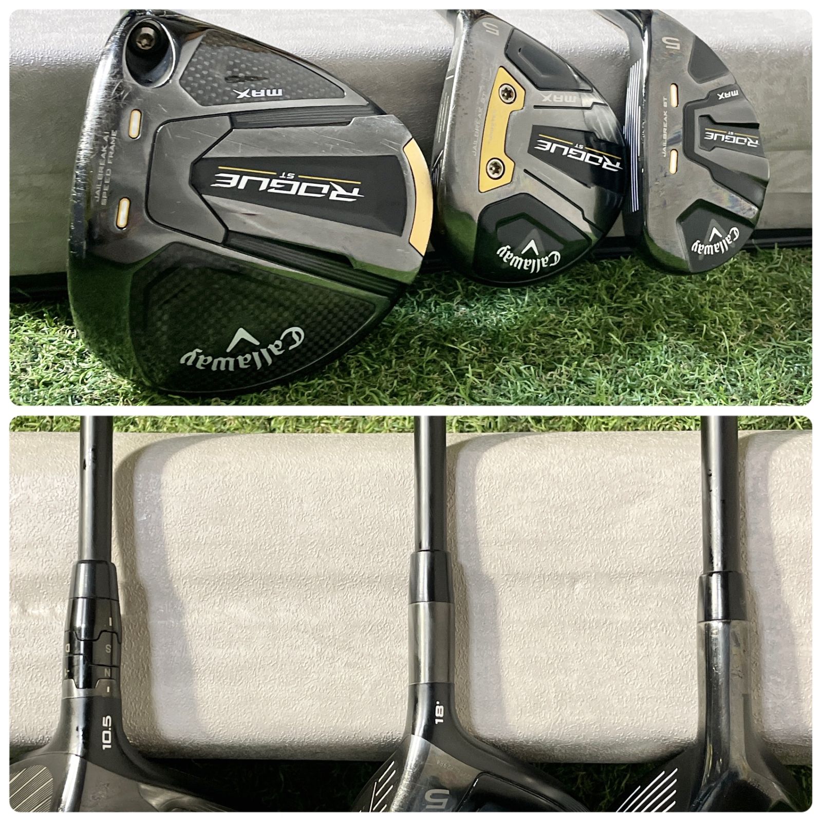 貴重レフティ！キャロウェイ ローグST MAX ゴルフクラブセット 11本 SR 貴重レフティ！キャロウェイ ローグST MAX ゴルフクラブセット 11本 SR