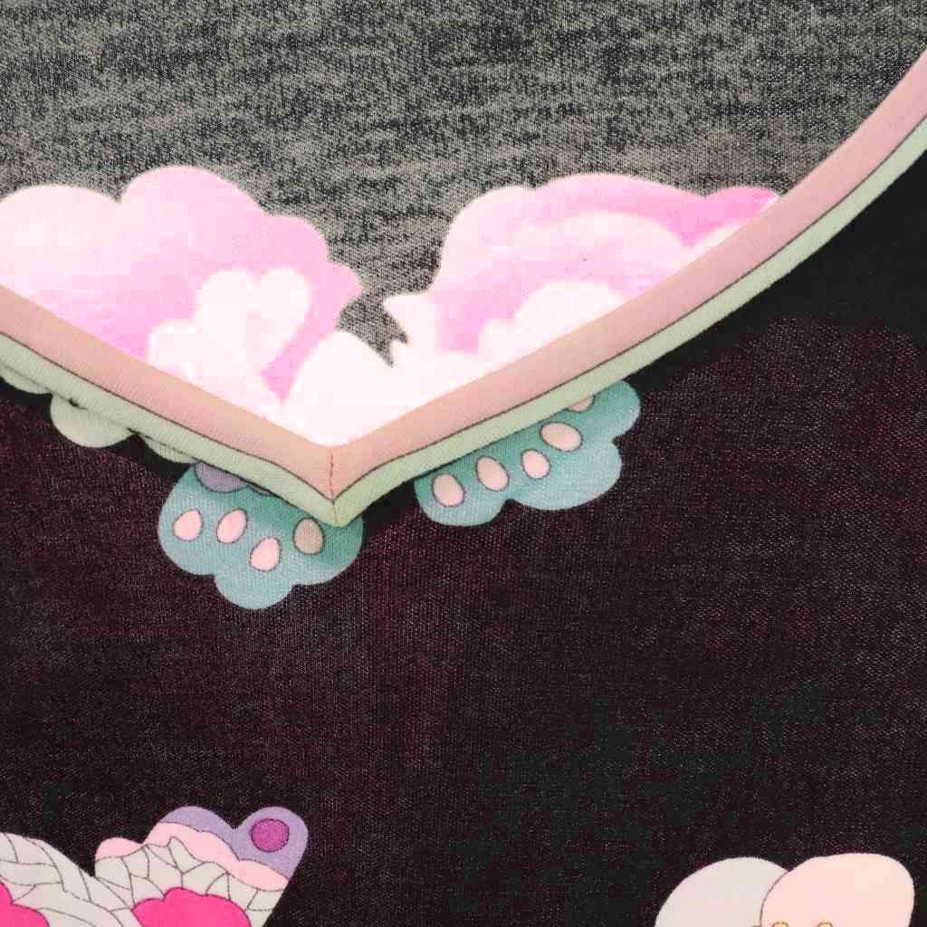 マカ95 超美品 レオナール 半袖カットソー Vネック 花柄 Lサイズ マカ95 超美品 レオナール 半袖カットソー Vネック 花柄 Lサイズ マカ95