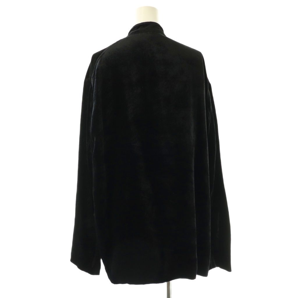 コモリ COMOLI シルク別珍 スタンドカラージャケット ベロア 3