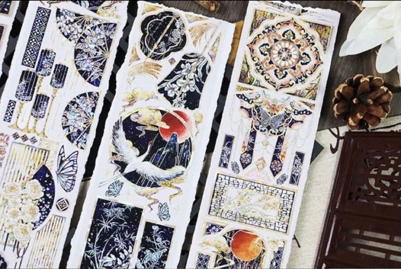 贝壳光 雪韵 6cm×5m 100cm/loop 海外マスキングテープ 贝壳光 雪韵 6cm×5m 100cm/loop 海外マスキングテープ 贝壳光 雪韵