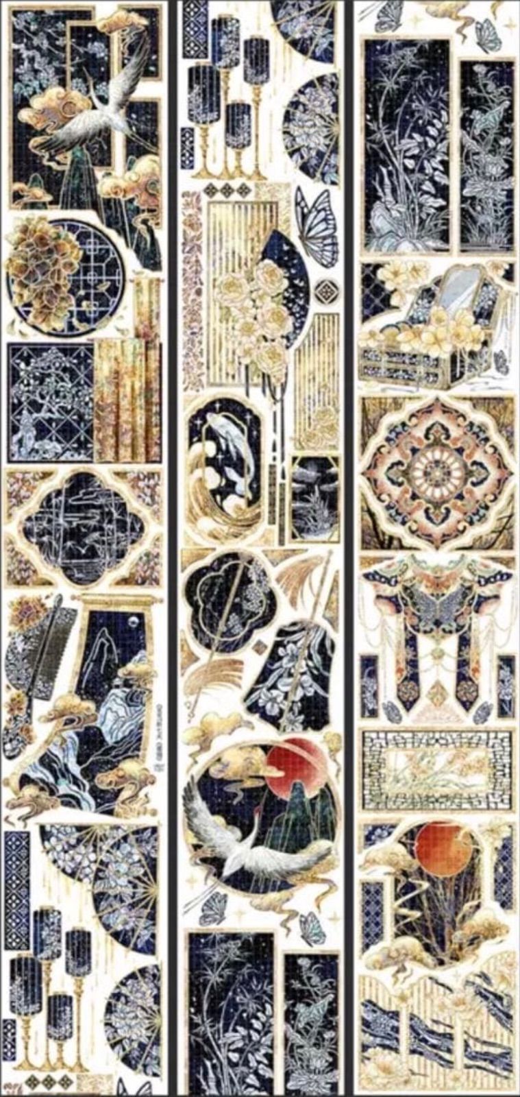 贝壳光 6cm×10m 100cm/loop 文艺男青 海外マスキングテープ 贝壳光 6cm×10m 100cm/loop 文艺男青 海外マスキングテープ 贝壳光 6cm