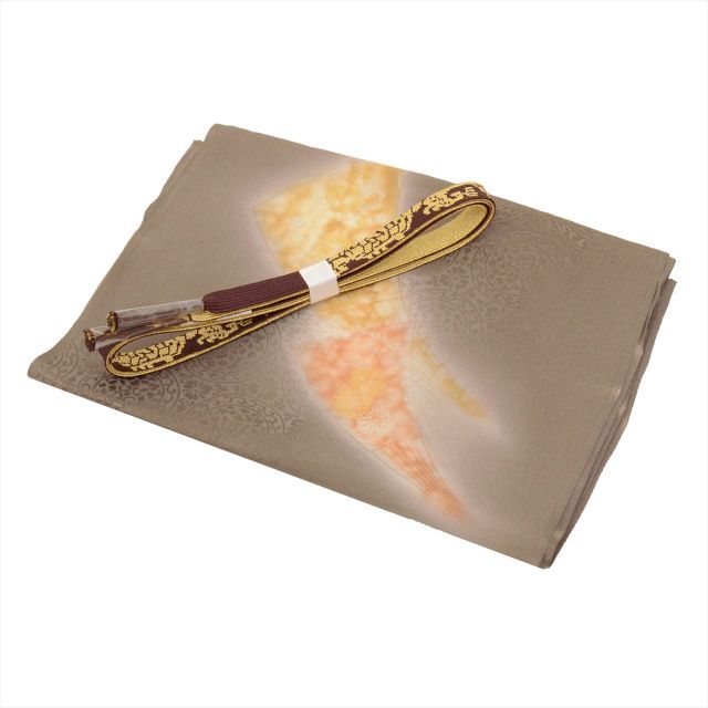 美品　正絹　お着物セット　未使用品　大寸作り帯 kimonotenyou_5011040