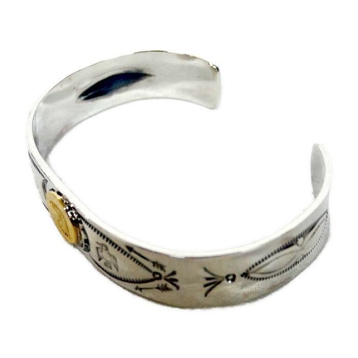 LARRY SMITH ラリースミス 国内正規 18K EAGLE HEAD STAMPED BRACELET