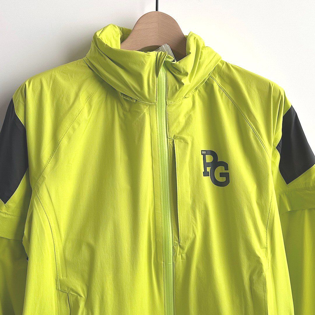 新品未使用☆値下げ☆PEARLYGATES レディース　レインコート パーリーゲイツ PG 【透湿防水】ドビー千鳥レインワンピース