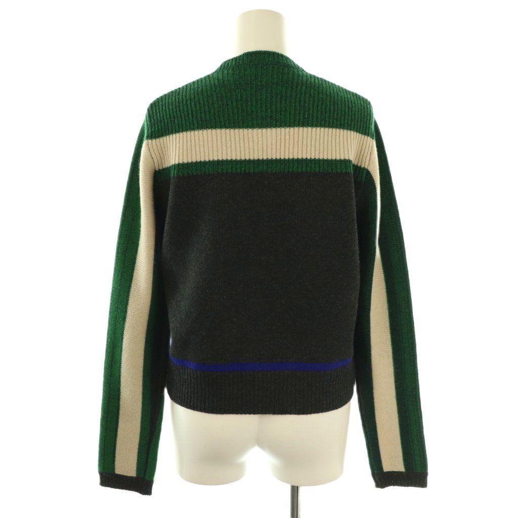 マルニ MARNI ジップアップ ニット セーター 長袖 40 緑 グリーン