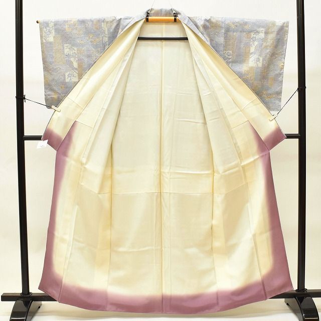 BY5612 未使用品　紬　着物　正絹　おしゃれ着 BY5612 未使用品紬着物正絹おしゃれ着