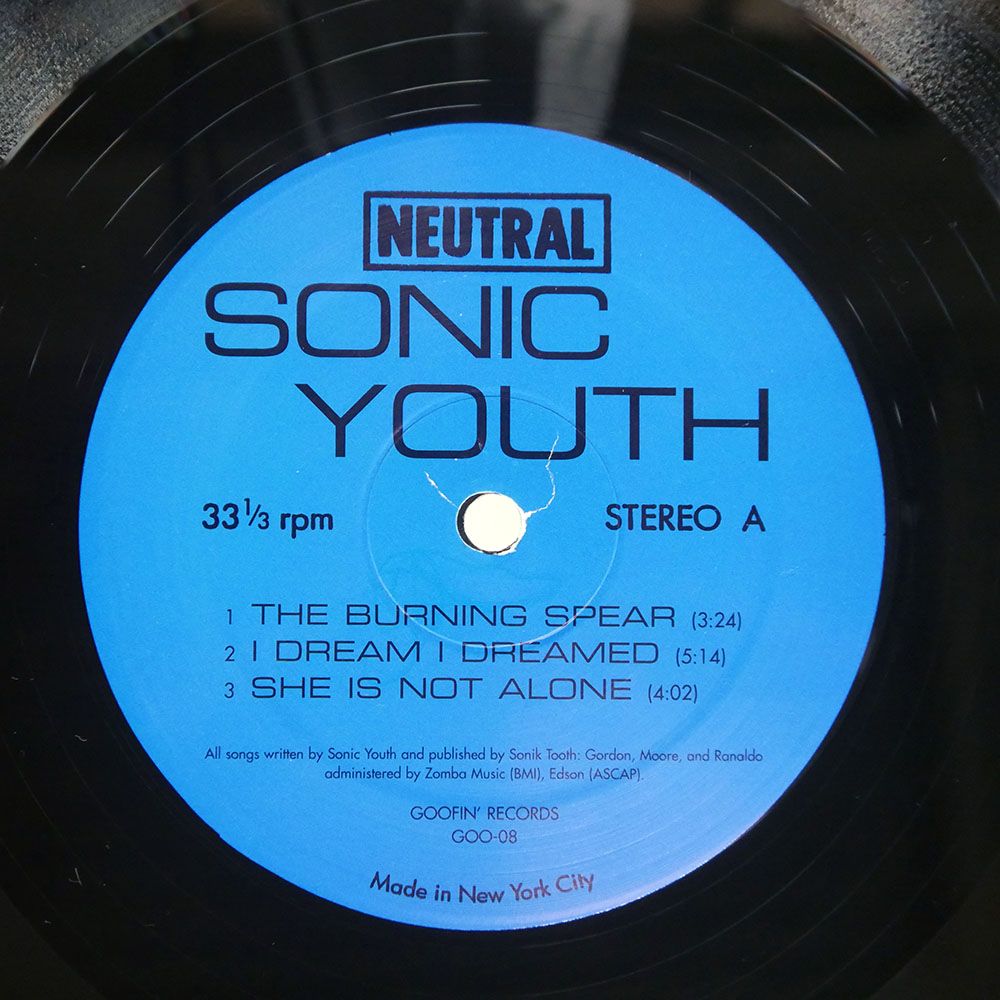 US盤 SONIC YOUTH/SONIC YOUTH/GOOFIN' GOO08 LP 【公式通販】