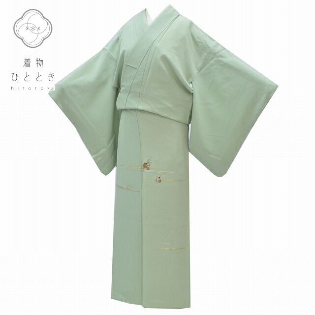 中古】 色留袖 中古 身丈169.5cm LL 裄64.5cm 正絹 仕立て上がり 未