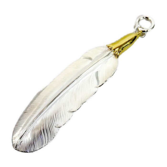 LARRY SMITH ラリースミス 国内正規 EAGLE HEAD FEATHER PENDANT No.41