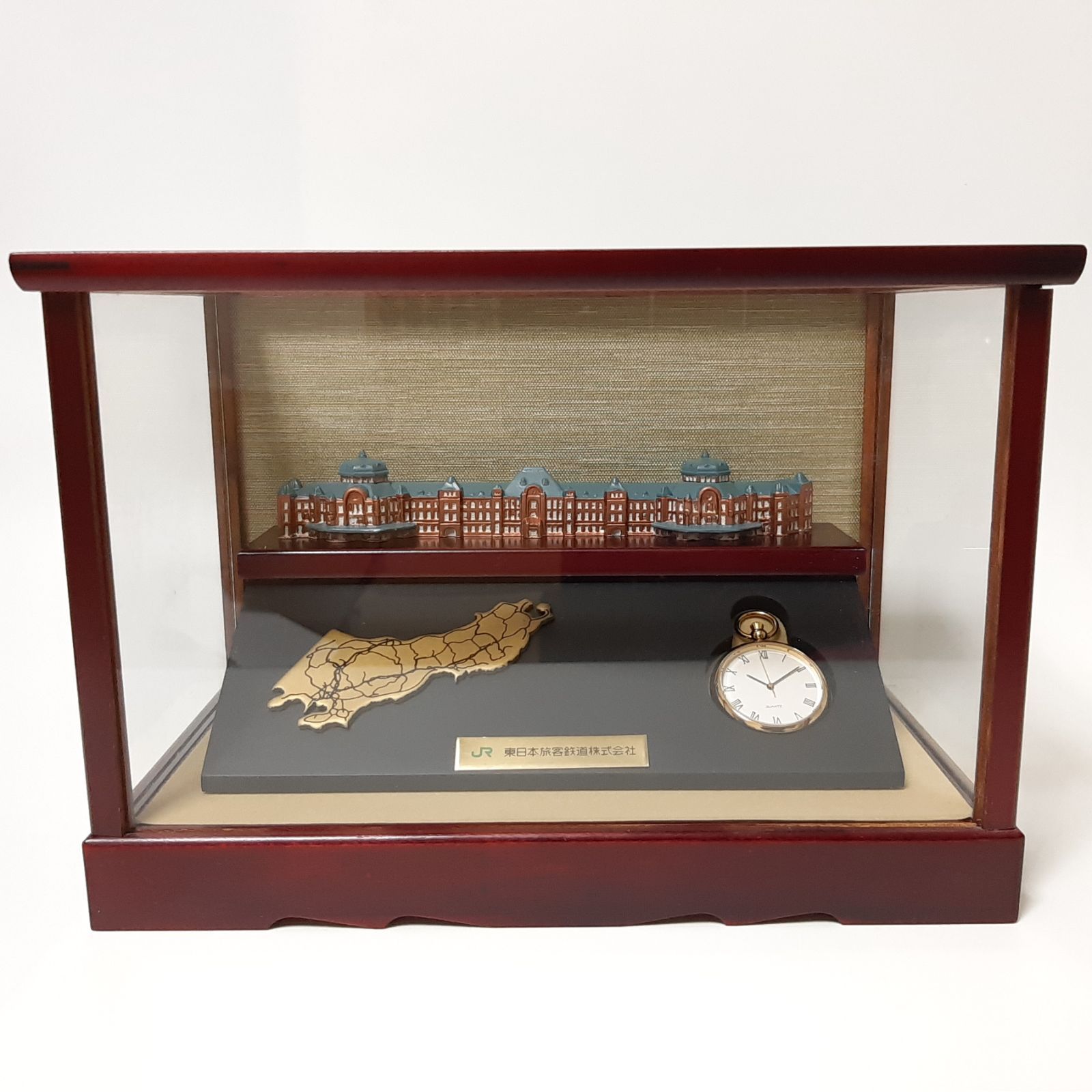 JR東日本 東日本旅客鉄道株式会社 東京駅模型 ジオラマ 懐中時計 置物