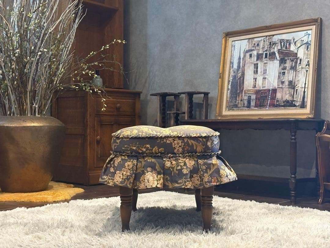 飛騨産業　キツツキ　アームチェア　アームソファ　オットマン　アンティーク　YZ 飛騨産業 キツツキ アームチェア アームソファ オットマン