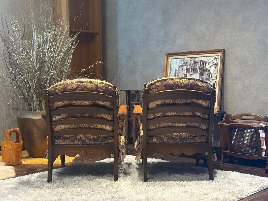 訳あり品　飛騨産業　キツツキ　アームチェア 楽天市場】飛騨産業 キツツキ 16万 オーク無垢材「KAYA/カヤ」2脚