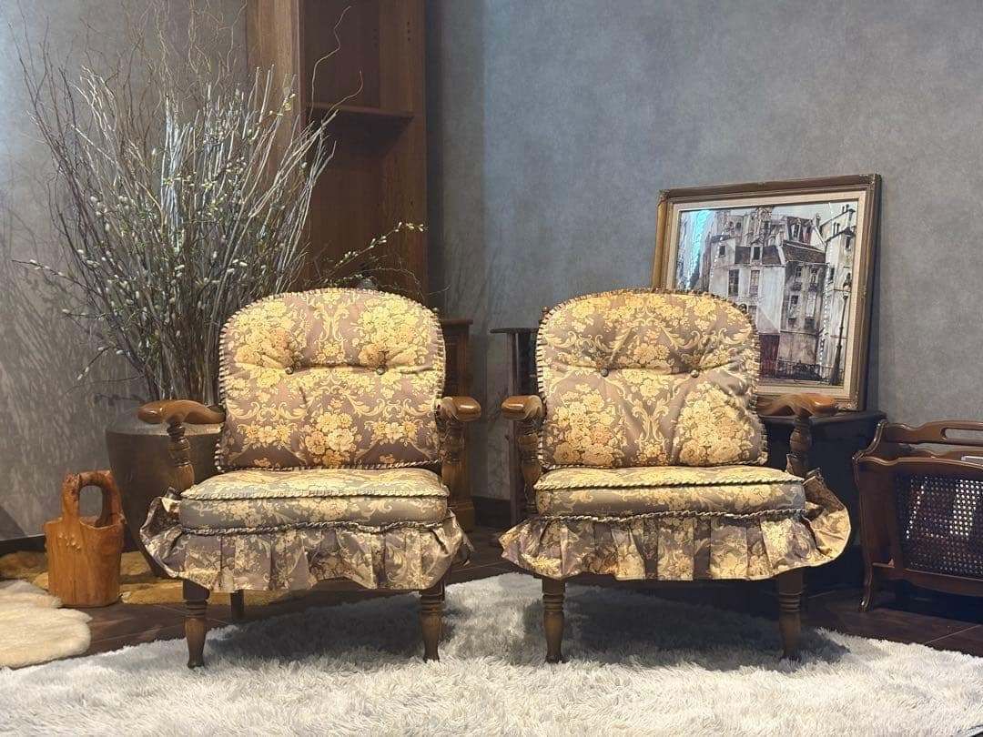 飛騨産業 キツツキ アームチェア ビンテージ オールド レトロ 肘掛椅子