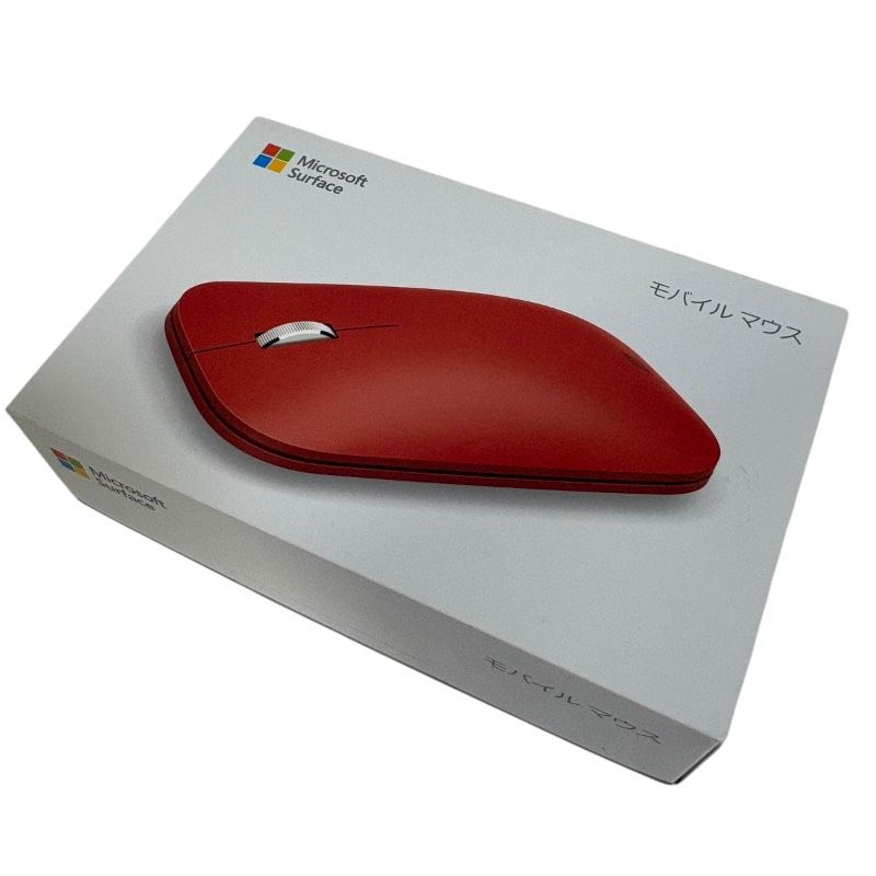 美品】Microsoft マイクロソフト モバイルマウス KGY-00057 レッド