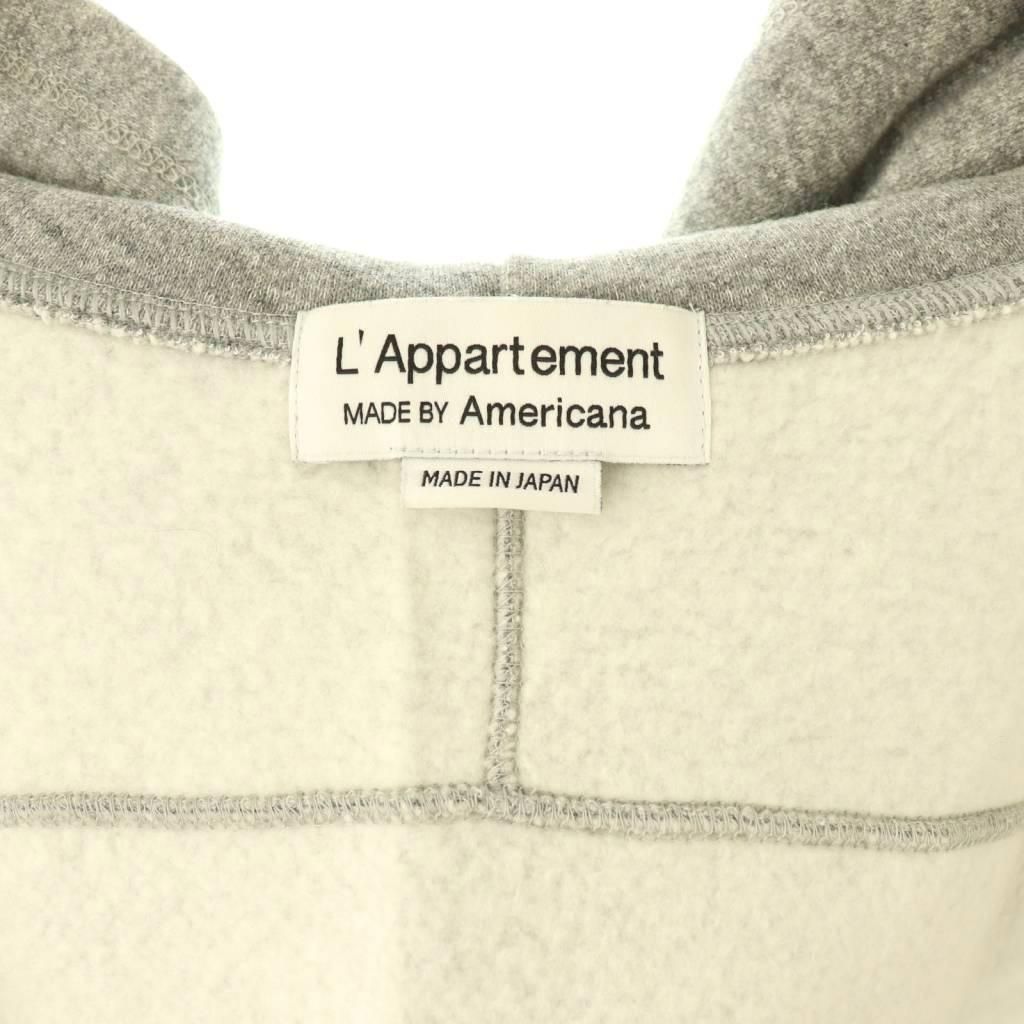 Americana アパルトモン別注ジップパーカー アメリカーナ AMERICANA アパルトモン別注 WIDE FULLZIP HOODIE