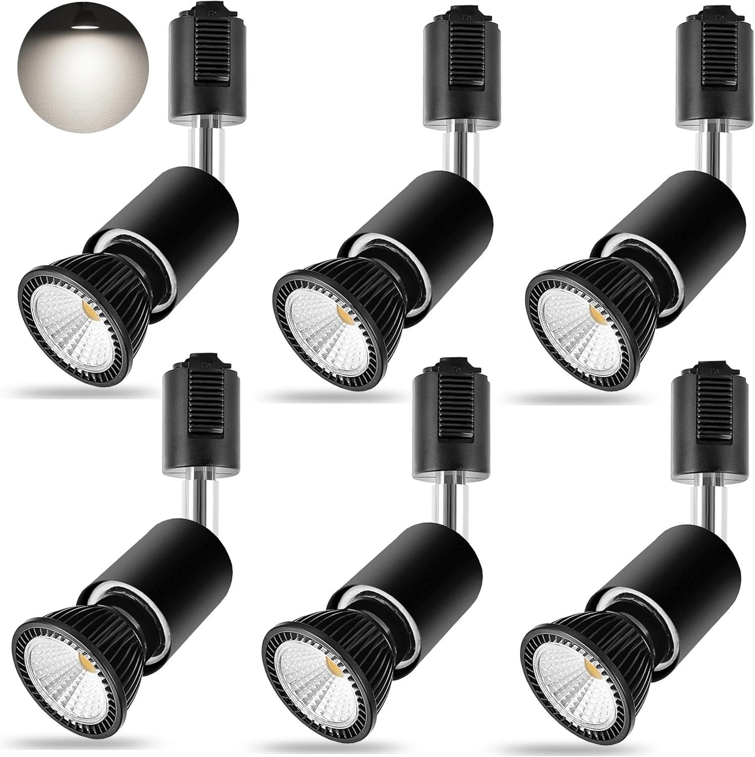 ダクトレール スポットライト E26 LED 50W ブラック 電球色 12個 dl-e26-sp-7w-4set.jpg