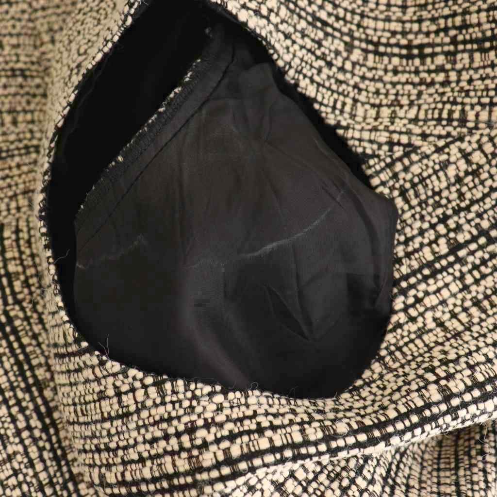 ルネ Rene × TISSUE ツイードワンピース ひざ丈 半袖 36 ピンク