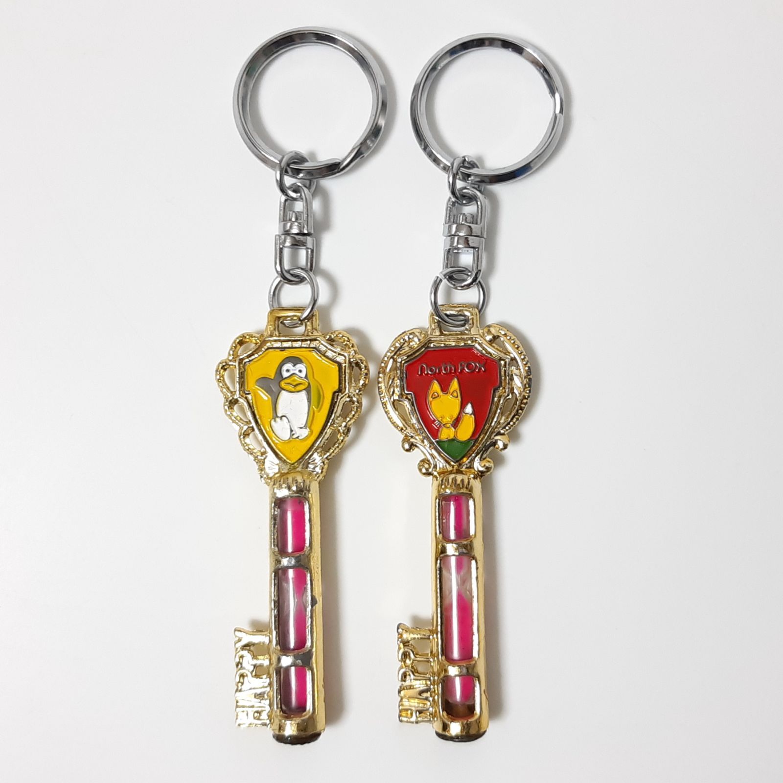 LUCKY KEY ラッキーキー キーホルダーセット チャーム レトロ雑貨