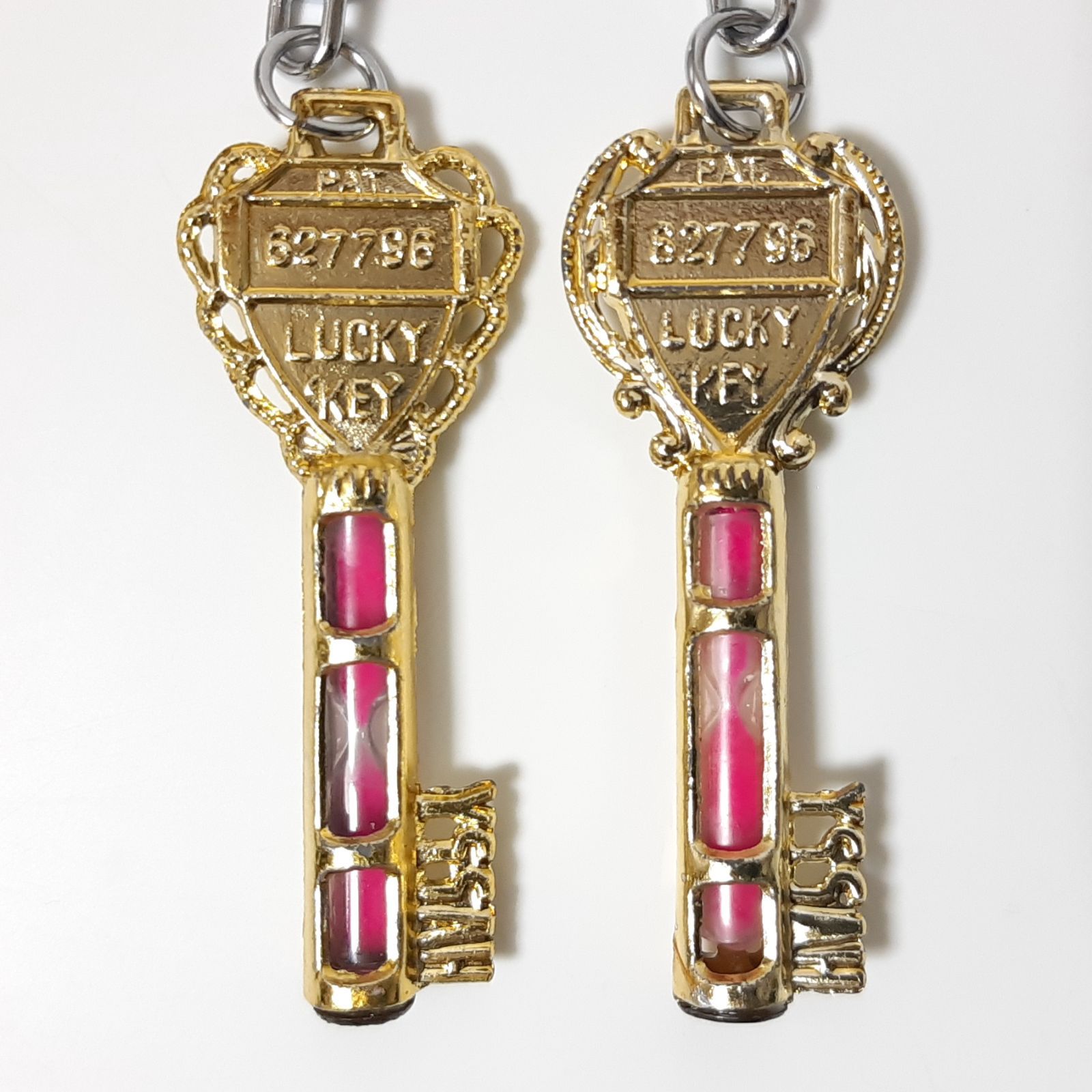 LUCKY KEY ラッキーキー キーホルダーセット チャーム レトロ雑貨