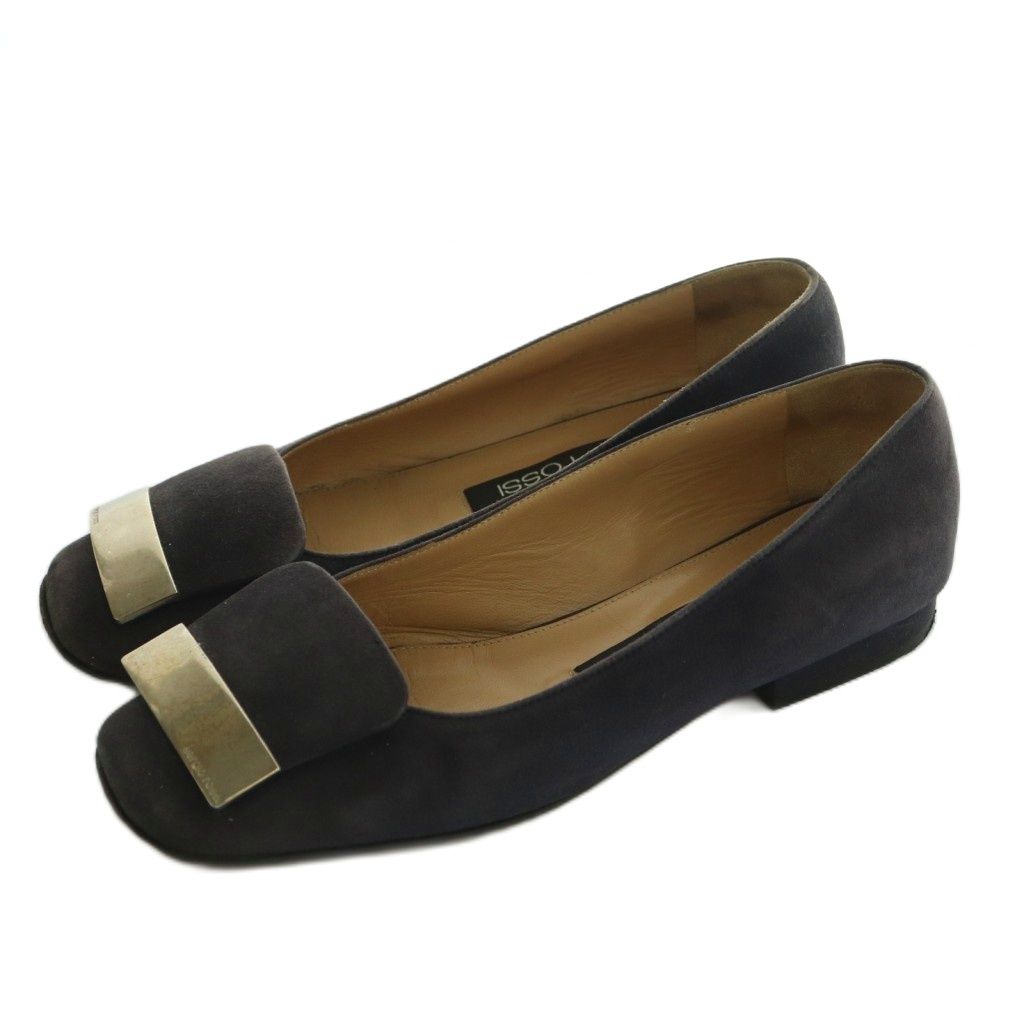 セルジオロッシ Sergio rossi SR1 パンプス スクエアトゥ ローヒール