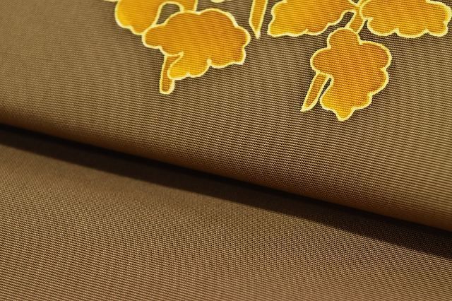 カラフル変わり織り　八寸名古屋帯　未使用 お仕立済み】八寸名古屋帯（深緑） 化繊名古屋帯 【きもの都粋】