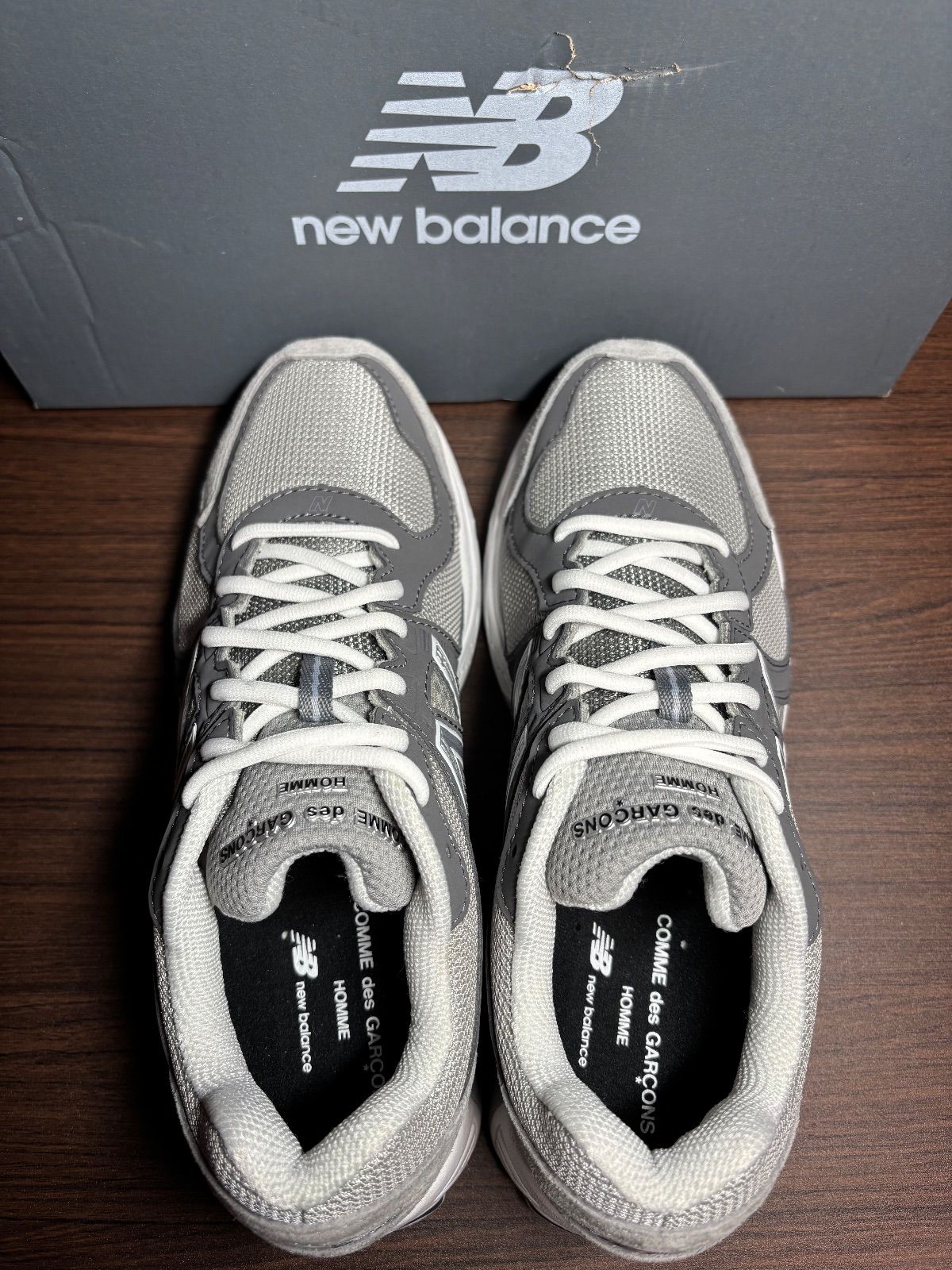 コムデギャルソン オム × ニューバランス 860V2 グレー ほぼ未使用