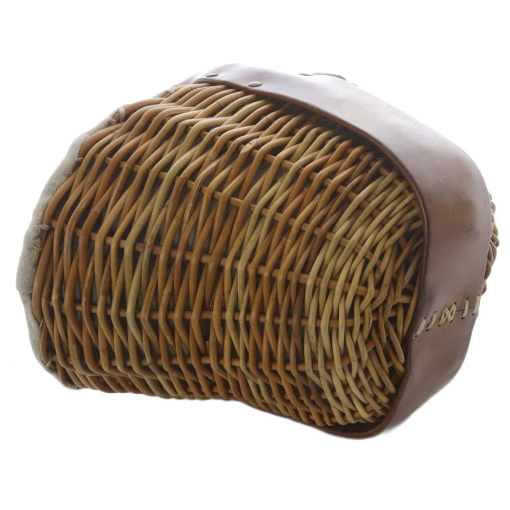 ✨美品 エバゴス かごバッグ オイルショルダーレザー ミラー バスケット型 美品 eb・a・gosエバゴス かごバッグ スカーフ ミラー 付き レザー