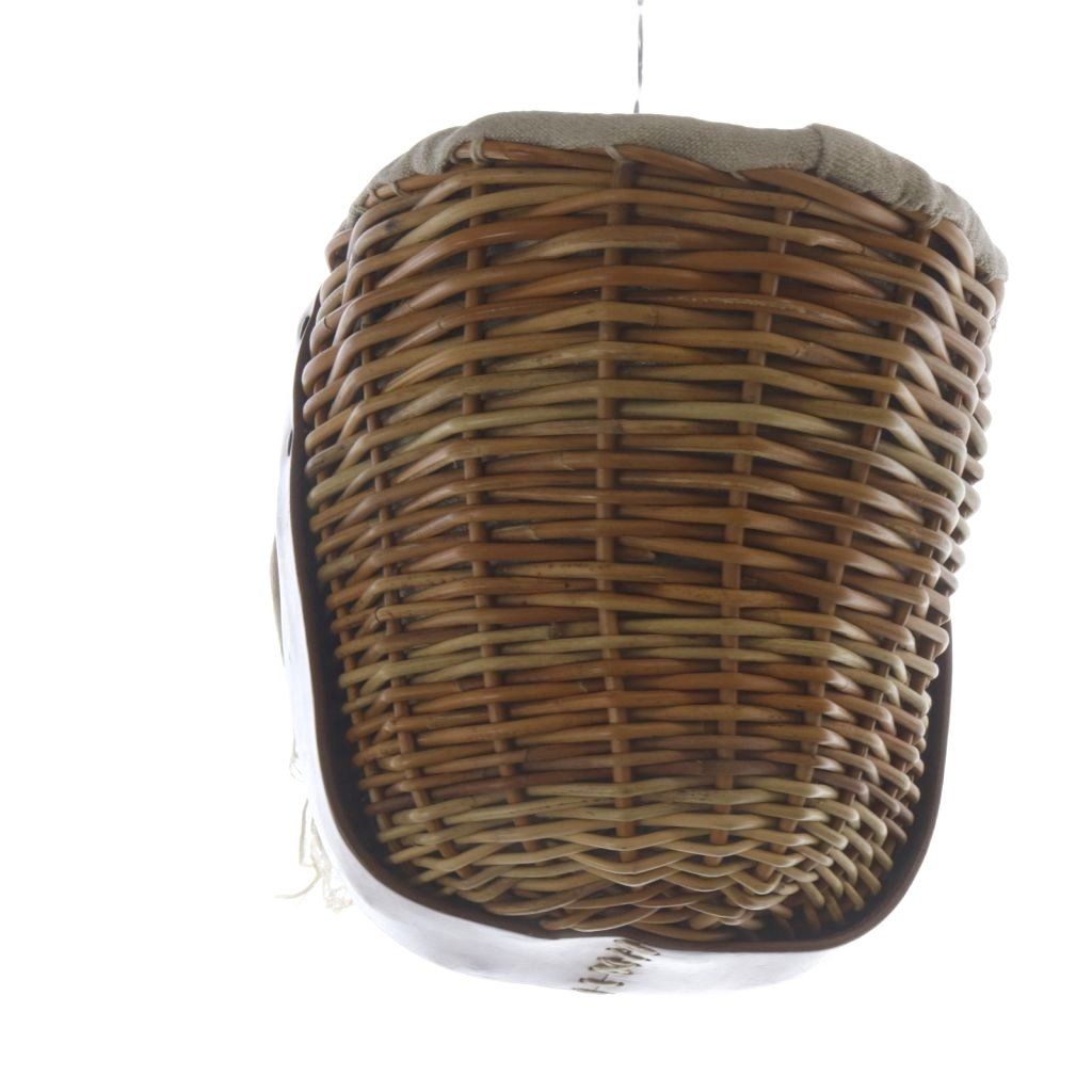 ✨美品 エバゴス かごバッグ オイルショルダーレザー ミラー バスケット型 エバゴス EBAGOS レザー オイルショルダー かごバッグ ハンドバッグ 茶