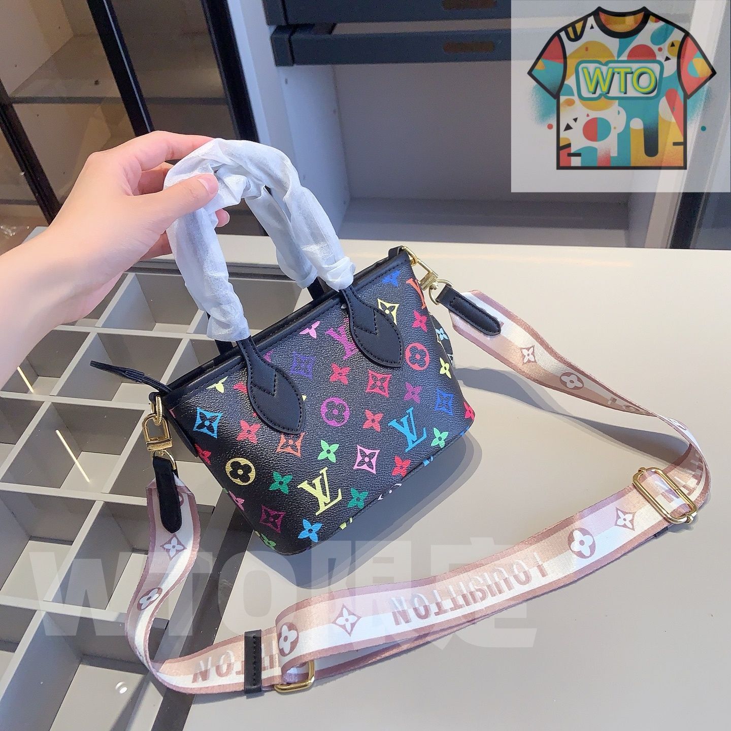 本日特価] 全新シリーズセット X668 - LV ショッピングバッグBB + LV